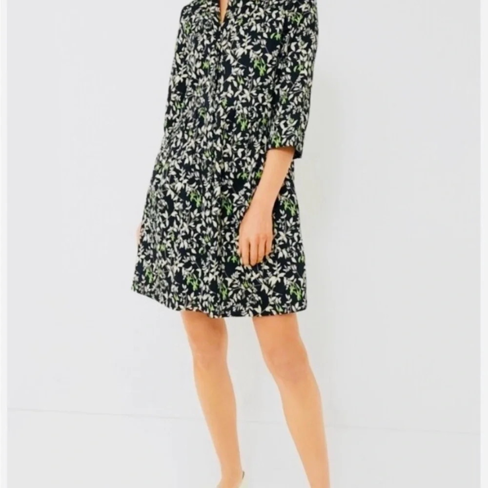 TUCKERNUCK Verdant Iris Royal Shirt DresS XL - Picture 1 of 6